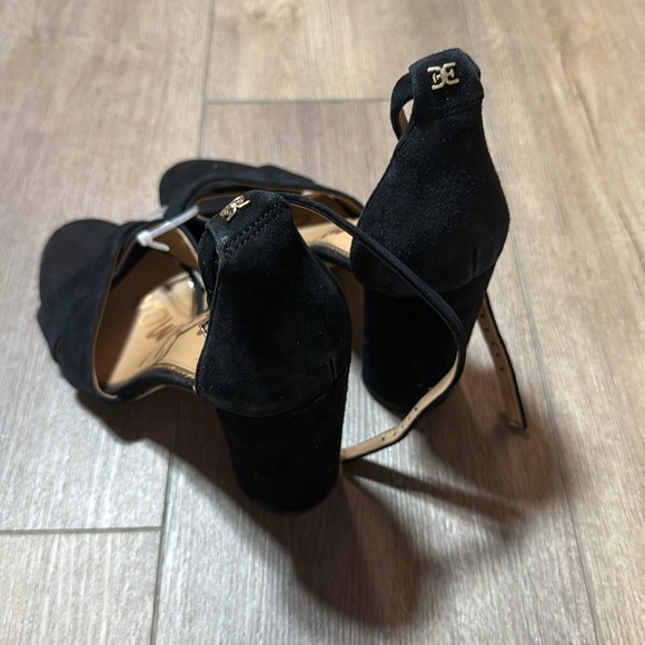 NEW! Sam Edelman Yancy Black Ankle Strap Sandal - Size 9.5 - Picture 10 of 14